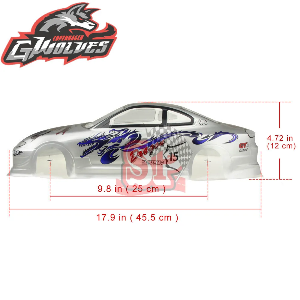 37 видов 1/10 RC автомобиль 195/190 мм ПВХ Окрашенный корпус с хвостом для 1:10 RC хобби гоночный Дрифт автомобиль hsp yokomo hpi ZD TAMIYA