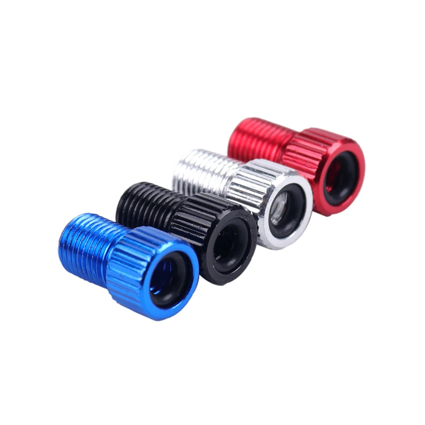 1PCS Aluminum Alloy Bike Valve Adapter Convert Presta To Schrader Valve  Bicycle Pump Air Nozzle Tube Tools Bicycle Accessories