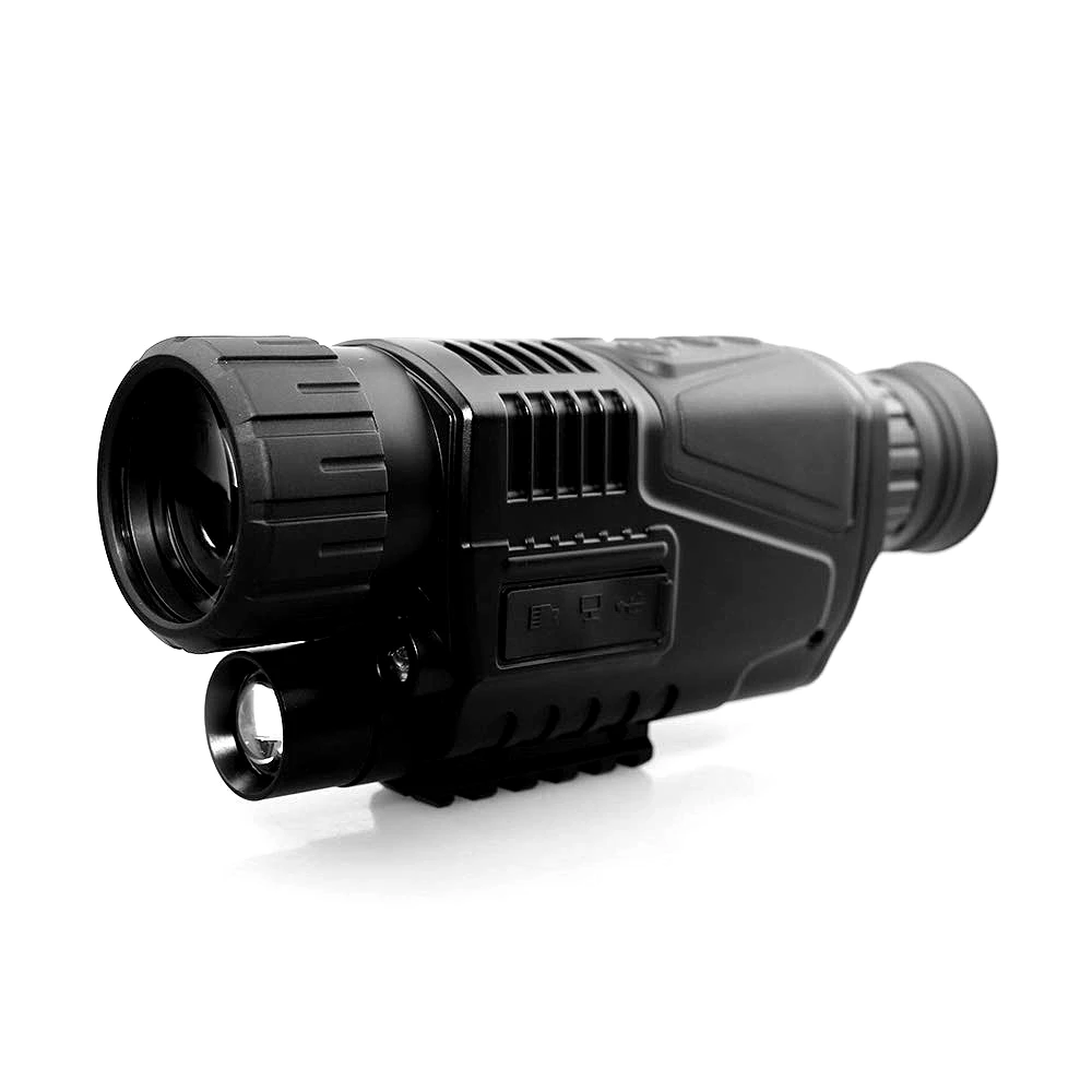 Telescope Night Vision Monocular 5X40 200m Infrared HD Camera HD Digital Day & Night Hunting Device 5MP Image Video Recording P1