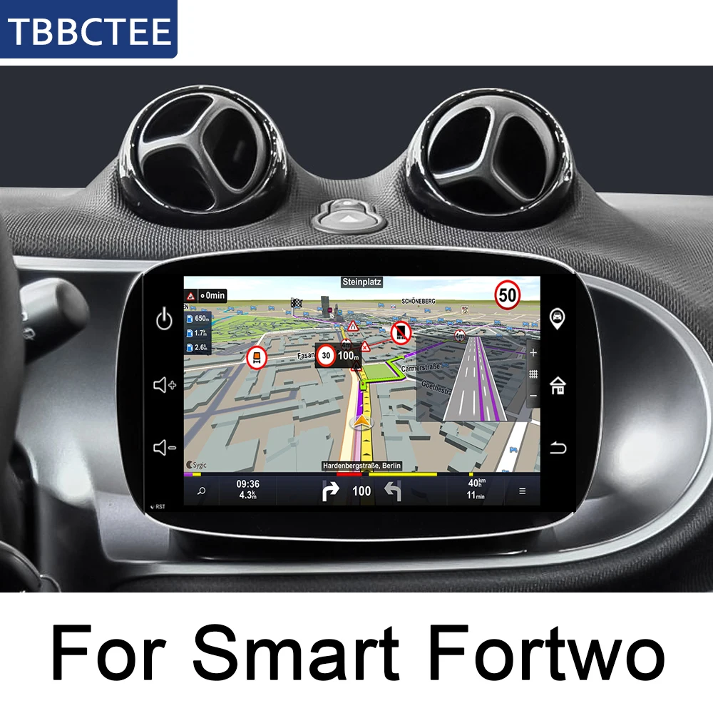 

For Benz Smart Fortwo A53 C453 2014~2019 NTG Android IPS car player original Style Autoradio gps navi Bluetooth WiFi HD Screen