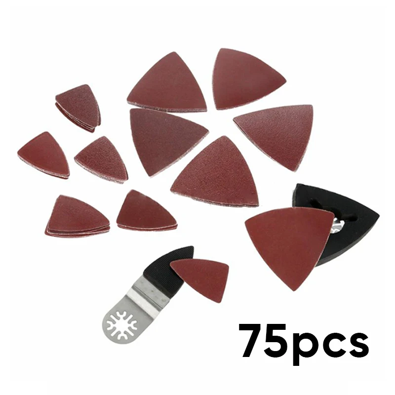 

Accessory Sanding sheets Triangular Attachment Oscillating Multi Tool Pad Polishing Cleaner Set