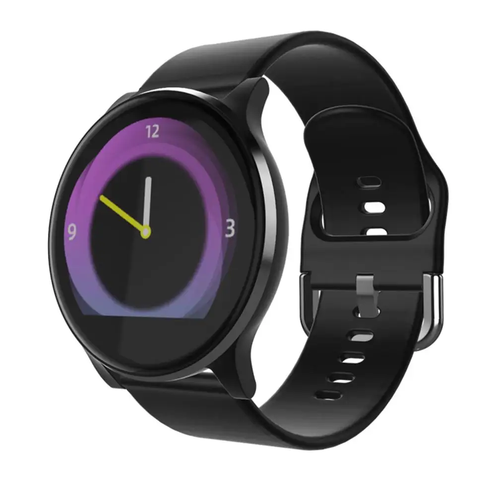 Смарт-часы браслет монитор сердечного ритма HT06 Смарт-часы мужские шагомер браслет для IOS Android huawei Honor Xiaomi Mi Band 3 4 - Цвет: Черный