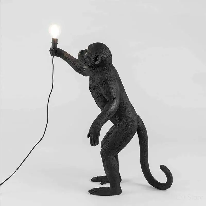 Веревка из пеньковой смолы лампа в форме обезьяны Seletti современное крепление для