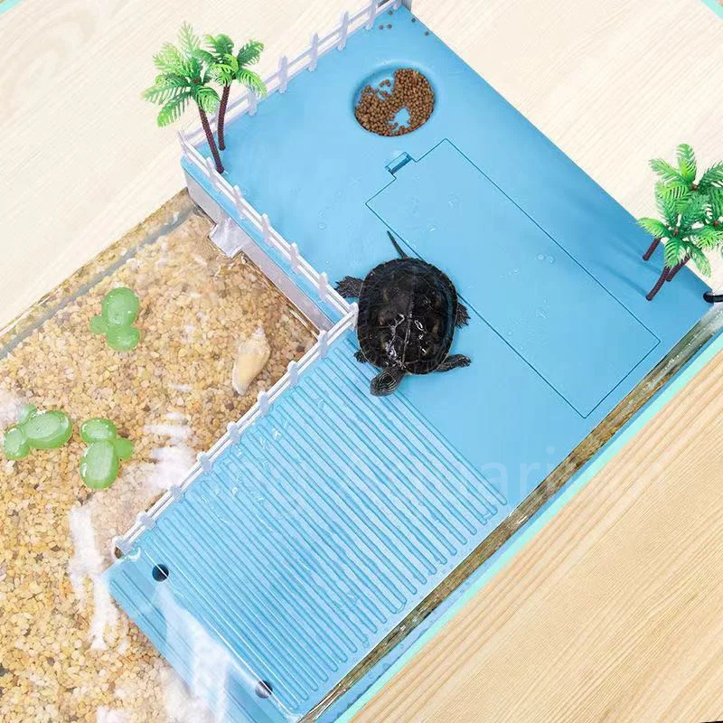 3 In 1 Water Turtle Platform Filter Petcare Turtles And Fish color: L|S