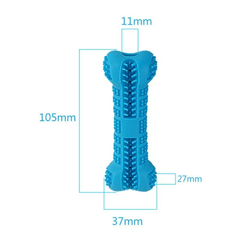 Зубная щетка для собак, жевательные игрушки для собак, устойчивая к укусам кость, уход за зубами, эффективная чистка зубов, палочка для ухода за полостью рта, игрушки для укуса