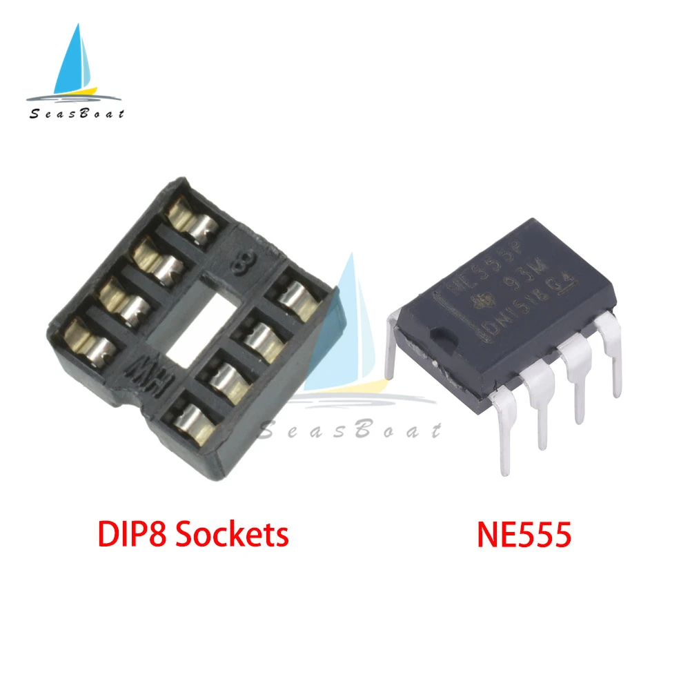 Ne555 soquetes ne555p ic 555, programação temporizadora, chip