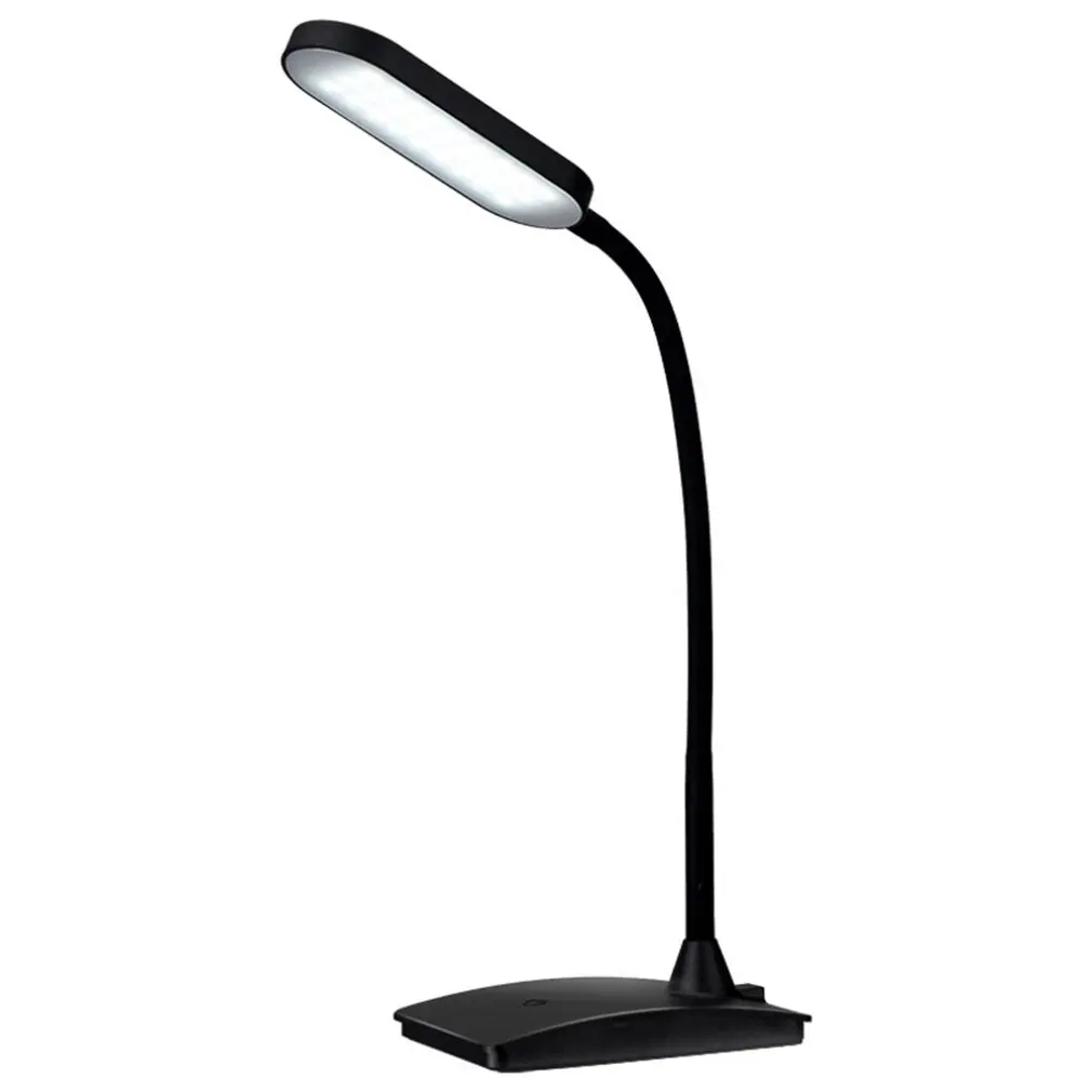 360 градусов складной USB Перезаряжаемые сенсорный Сенсор настольная Светодиодная лампа 3 уровень затемнения светильник для Кабинета