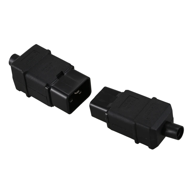 Топ-2 в 1 16A 250VAC IEC320 серия C19 вилка C20 разъем для шнура питания
