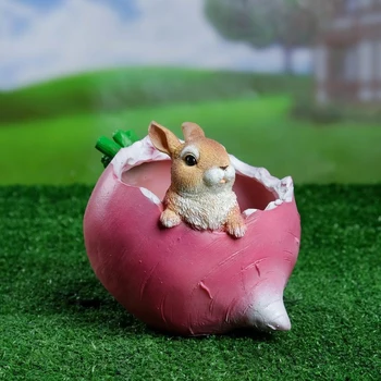 

Figured kashpo "radish with the Hare", 17*15 cm 3142413