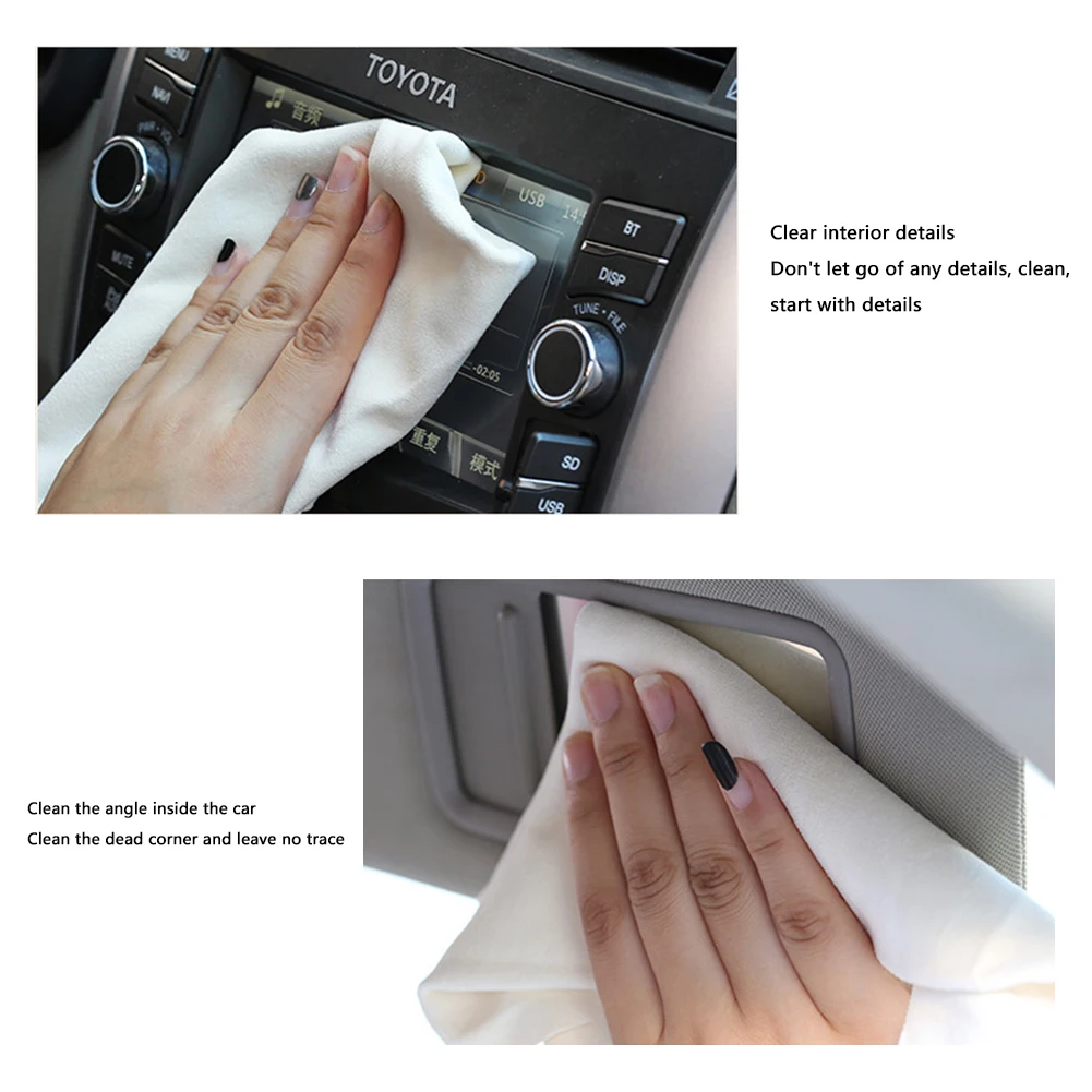 Genuine Chamois Leather Car Wash Cloth Streak Free Thick Fiber Car