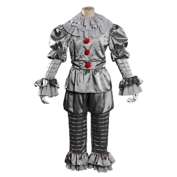 

Joker Pennywise Halloween Costume It Chapter Two 2 Clown Adult Cosplay Costume Halloween Party Suit for Men Women