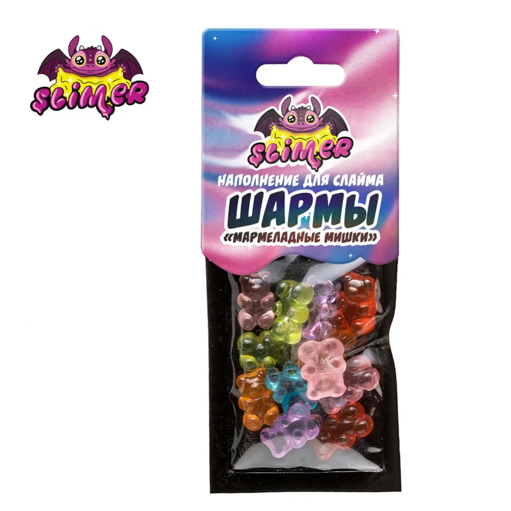 Наполнение для слайма ТМ Slimer SSS30 56 &quotШармики: мишки &quotмармеладные&quot|Пластилин| |