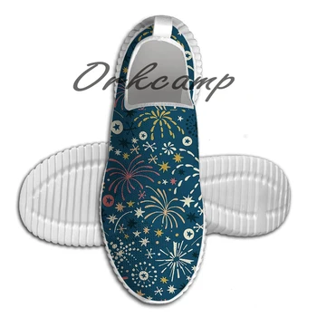 

Sport Running Shoes There are fireworks everywhere color variation Light Weight Walking Shoes Breathable Mesh Yoga Shoes