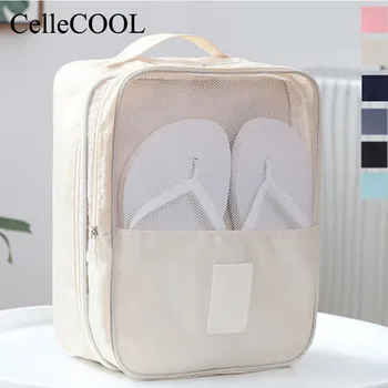 

Oxford cloth waterproof shoe bag travel storage three shoe bag storage bag outing travel shoe bag