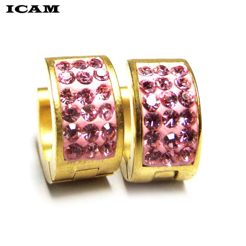 ICAM/простые милые маленькие серьги-кольца для девочек в стиле бохо, синие, красные классические маленькие очаровательные серьги-гвоздики, тонкие обручи, подарок