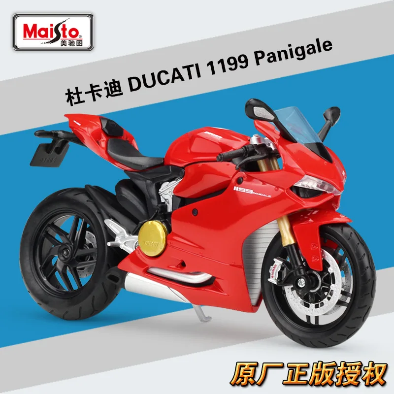 Новая модель мотоцикла Maisto 1:12 DUCATI 1199 из литого сплава Panigal реальная