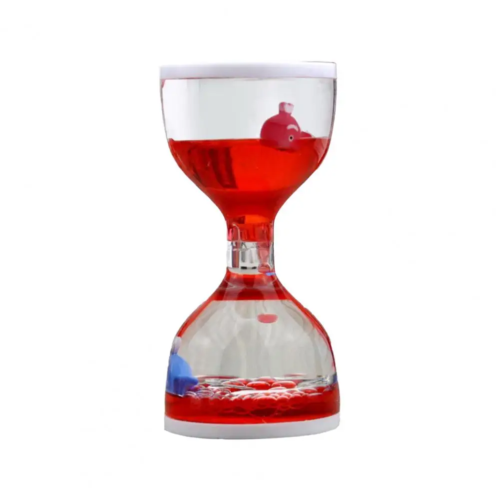 Creative Animal Acrylic Hourglass Timer Liquid Oil Hourglass oil drip hourglass oil dripping Floating Liquid Oil Kids Toy 3