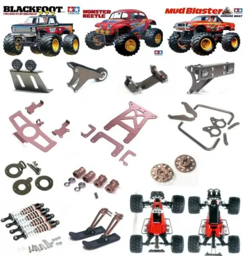 Новые запасные части для TAMIYA 2WD Beetle / Black foot/amp blaster Радиоуправляемый автомобиль |