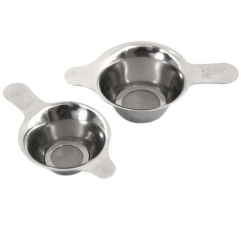 Fine Mesh Stainless Steel Tea Strainer Filter Sieve Leaf Teapot Spice Filter 2Sizes Tea Strainer Tea Filter