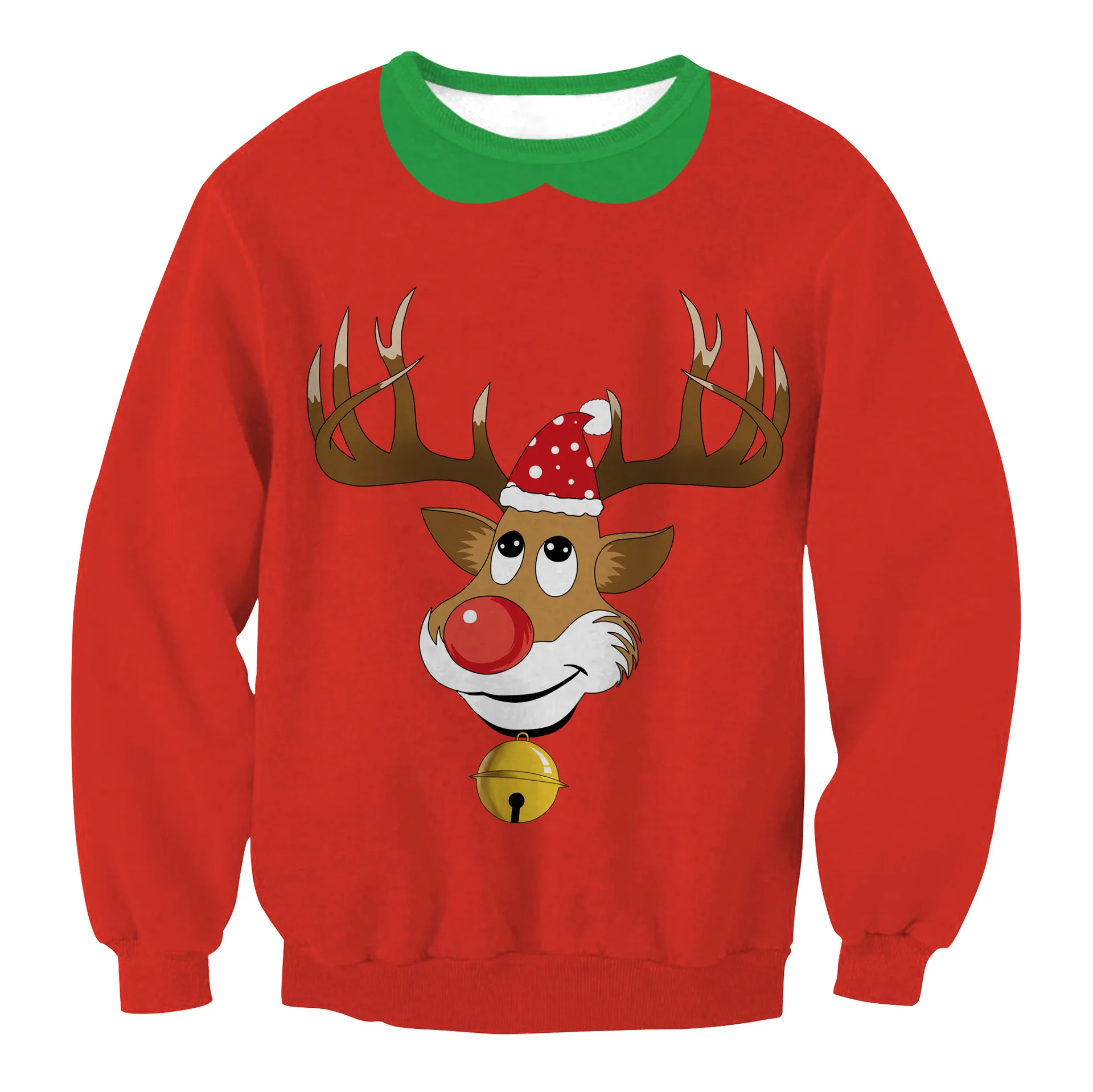 Унисекс Уродливый Рождественский свитер для мужчин и женщин, осенне-зимняя одежда, топы, 3D Забавный дизайн, пуловер, Свитера для рождества, праздника, вечеринки - Цвет: SWYL006