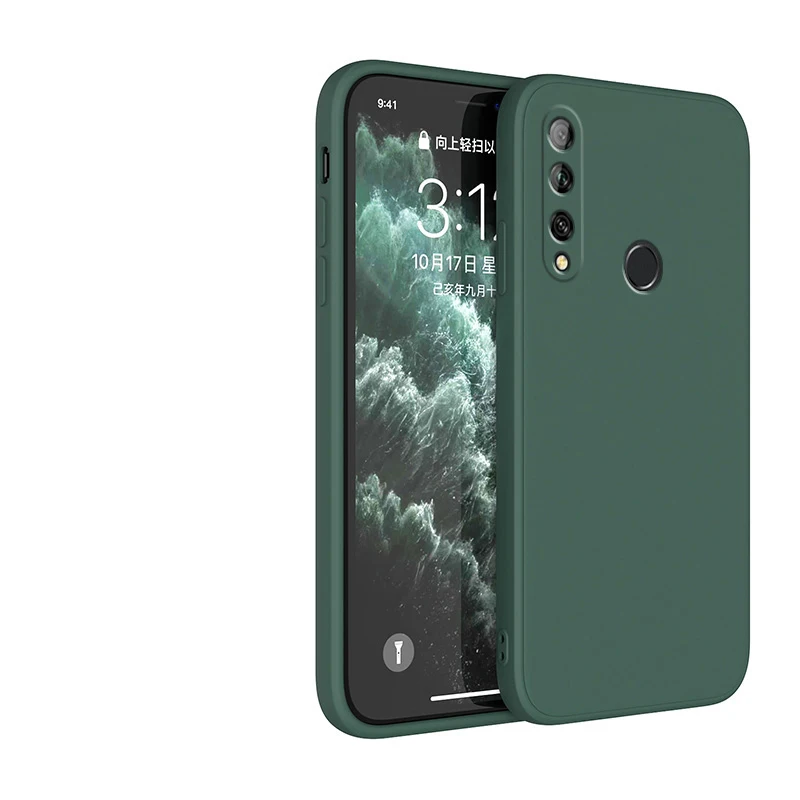 Stylish Silicone Square Frame Phone Case - Full Protection Soft Cover