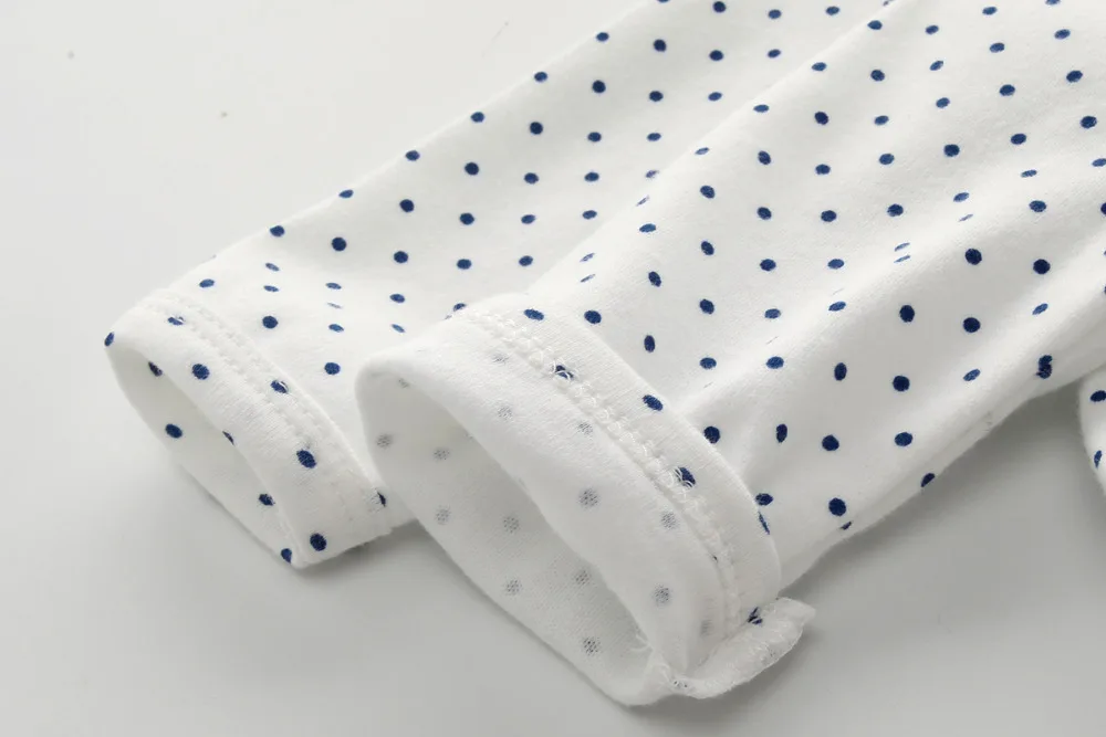 Baby girls clothing Long Sleeve Cotton Newborn Pajamas i love daddy printed baby Rompers