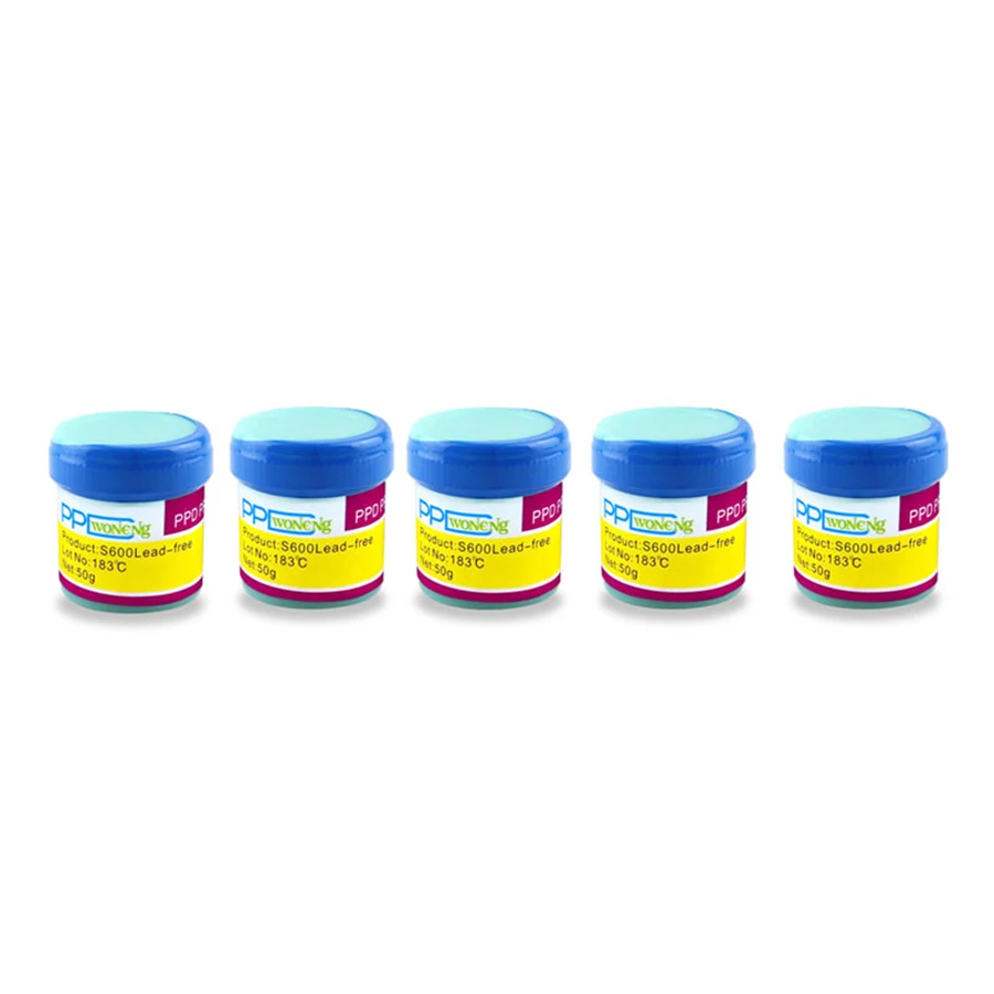 

5 Pcs/Lot PPD Lead-Free Solder Paste Maintenance Welding Tin For iPhone BGA 138 183 Degrees Environmental Protection Tin Mud