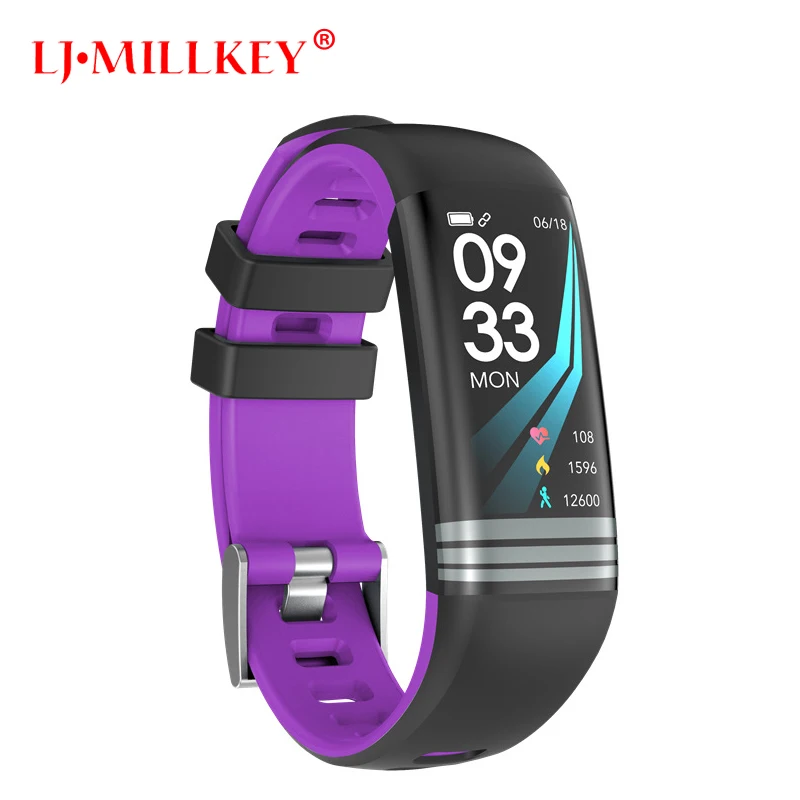 

Bluetooth Smart Band Blood Pressure Blood Oxygen Wristband Pedometer Waterproof Fitness Tracker Health Bracelet Men