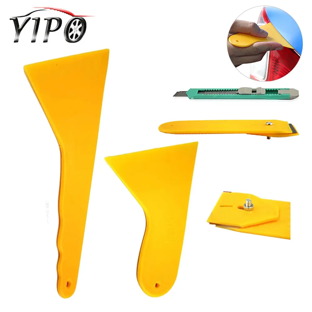

7pcs/set Car Film Scraper Tool Vehicle Sticker Installation Kit Cutter Knife Car Styling Film Tools Squeegee Set Auto Accessorie