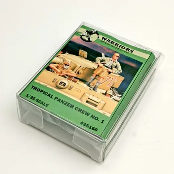 

Warriors 1/35 WWII German Tropical Panzer Crew No.1 - Resin Kits (1 Figure+2 Bust/Set) Box Packing