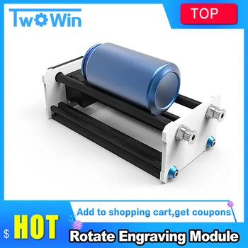 

Rotate Engraving Module A3 Laser Engraver Y Axis DIY Update Kit with step for Column Cylinder Engraving