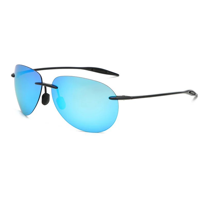 frameless polarized sunglasses
