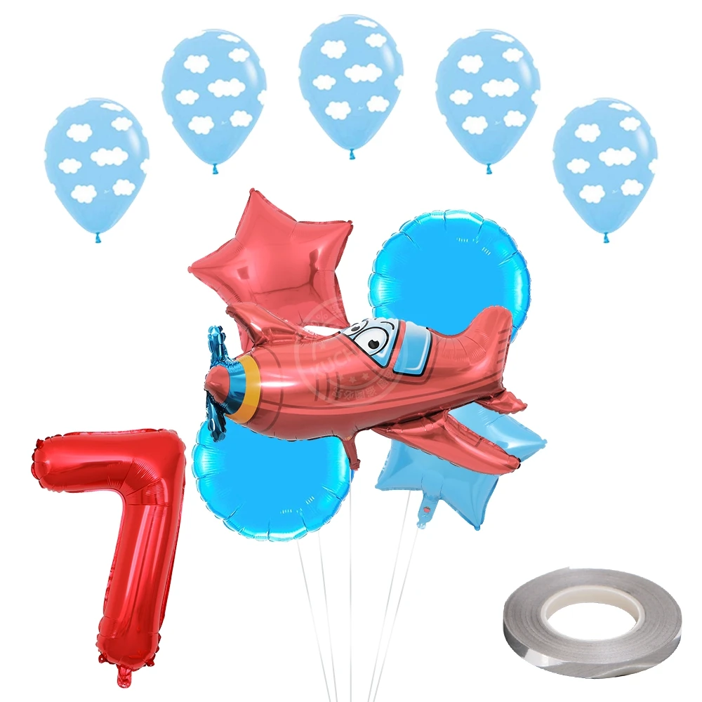 12 шт./лот, воздушные шары с гелием из фольги, 30 дюймов, красные вечерние надувные шары с цифрами, праздничные украшения для детских игрушек, Звездные шары