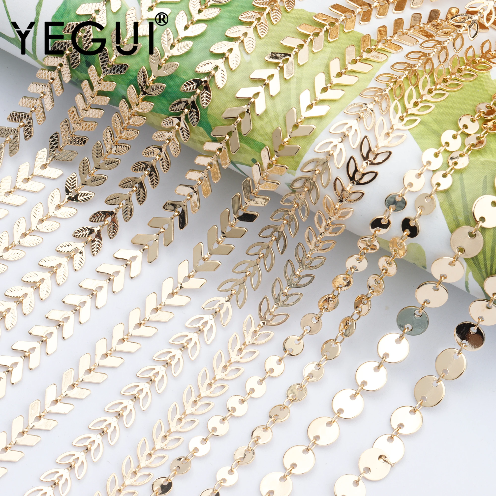 YEGUI C96 ювелирные аксессуары 18k позолота 0 3 мкм diy цепочка Корейская браслет