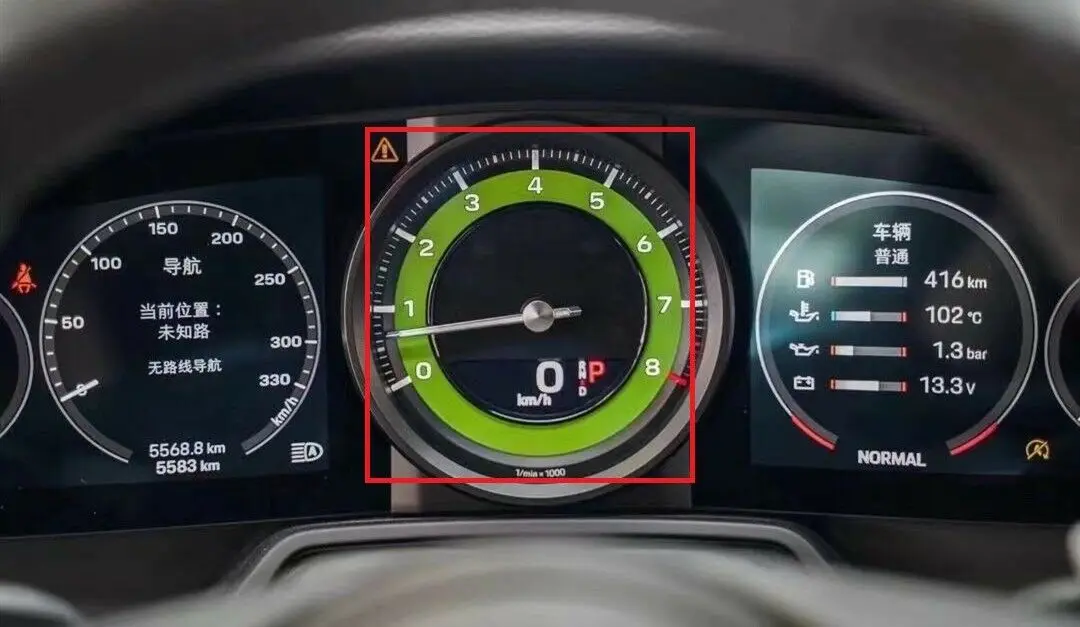 GaugeFacesSetForPorsche911992InstrumentClusterClockStopwatch