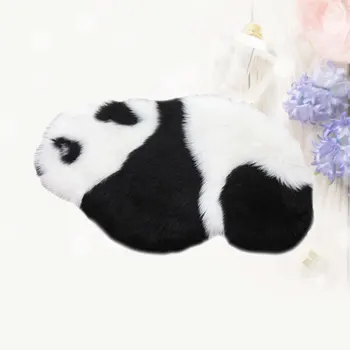 

1 Pc Panda Carpet Simplicity Non-slip Swivel Chair Mat Floor Mat Room Rug for Bedroom Kids Room Living Room