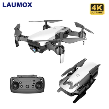 

LAUMOX FPV RC Drone 4K Camera Optical Flow Selfie Dron Foldable Wifi Quadcopter Helicopter VS VISUO XS816 SG106 KF611 H1