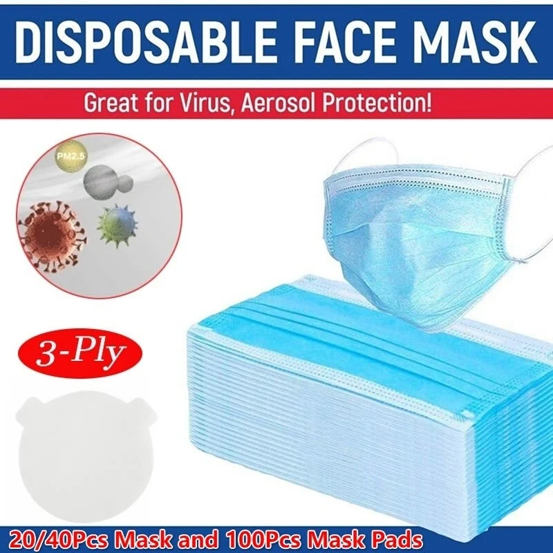 

300 Pcs Disposable mouth face epidemic mask filter Masks Anti Dust Droplet pollution protection Mask PM 2.5 Respirator