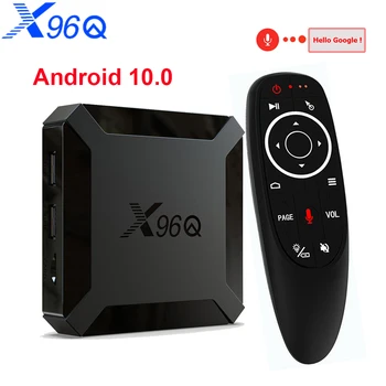 

2020 Smart TV Box Android 10 4K Allwinner H313 Quad Core 2GB 16GB Youtube Set Top Box X96Q TV BOX 10.0 Media Player 1GB8GB