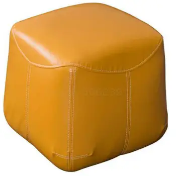 

Living Room Small Pier Leather Stool, Sofa Stool, Low Stool, Pier Pier Office Creative Tea Table Stool, Footstool