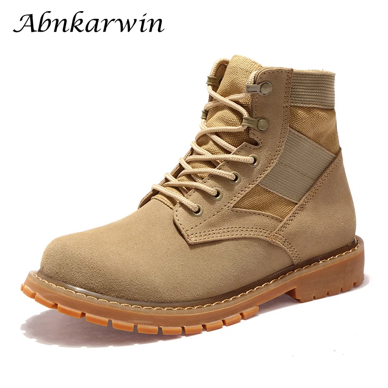 botines cuero hombre