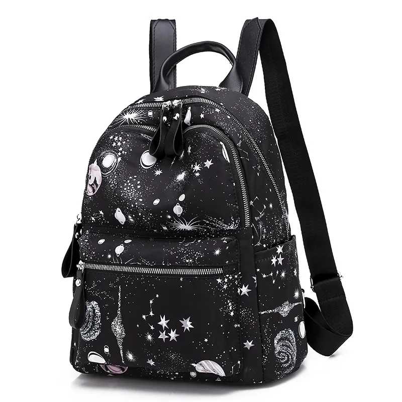

Oxford Cloth Backpack Women's 2019 New Style Fashion Korean-style Versitile Fashion Canvas Backpack College Style School Bag Lar