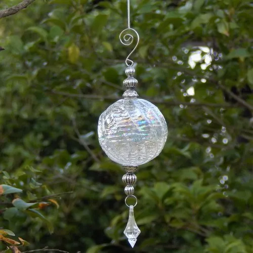 Рождественские елочные украшения Рождественские Подвески подвесная люстра со стеклянными шарами стеклянные подвески - Цвет: 8cm.21cm