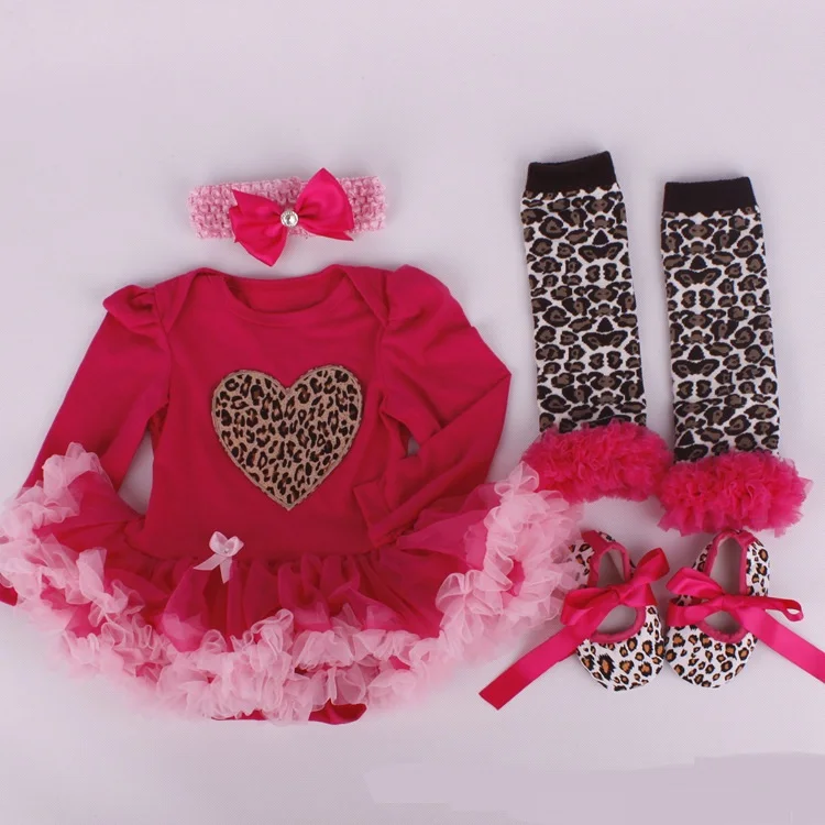 Новая весенне-осенняя одежда с цветочным рисунком для маленьких девочек, юбка-пачка для новорожденных, комбинезоны, кружевные модельные туфли для девочек, комплект одежды для младенцев - Цвет: 3