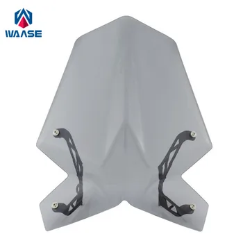 

waase Motorcycle Windscreen Windshield Shield Screen With Bracket For KTM Duke 790 Duke790 2018 2019 2020