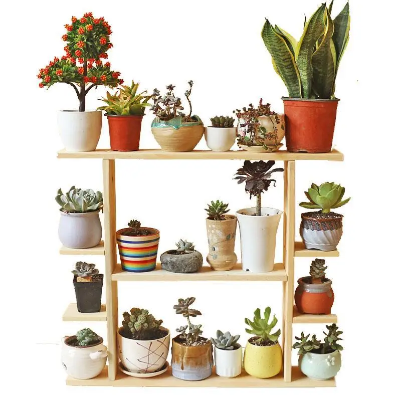Suporte Flores Repisa Para Plantas Настольный комнатный горшок Balkon деревянная полка для растений Stojak Na Kwiaty Dekoration напольная подставка для цветов