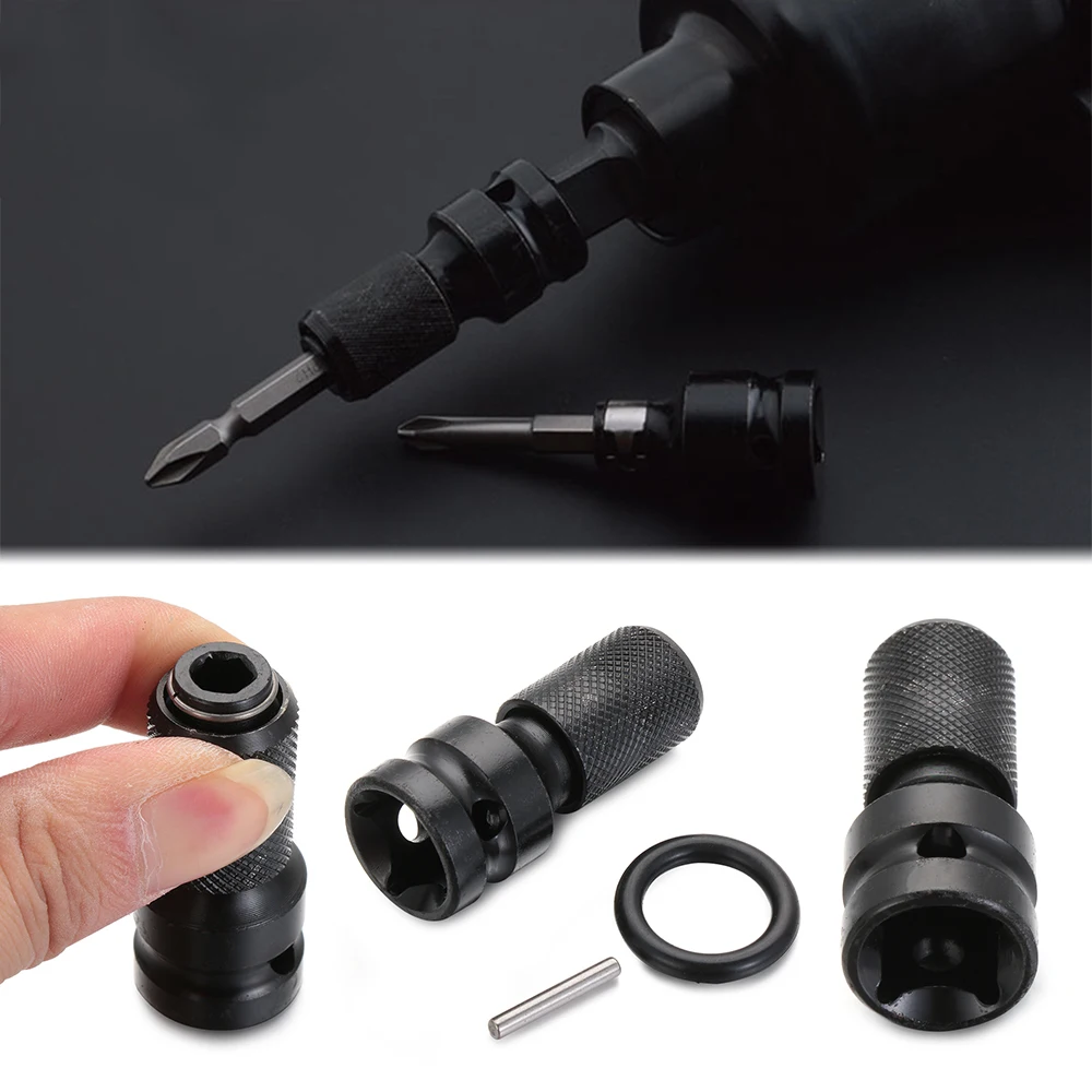 1/2" Square To 1/4" Hex Ratchet Socket Wrench Socket Adapter Spanner Set Drive Converter Impact Tool 50*22*18mm