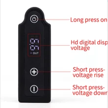 Мощный дракон светодиодный цифровой дисплей беспроводной мини тату источник питания портативный источник питания для татуировки ручка
