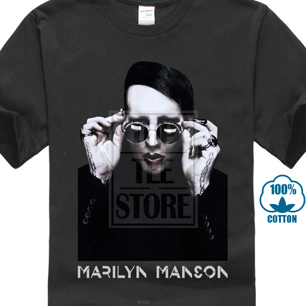 おかしいメンズ Tシャツ女性ノベルティ Tシャツマリリン マンソン仕様 15 ツアー Tシャツ 0026 Aliexpress