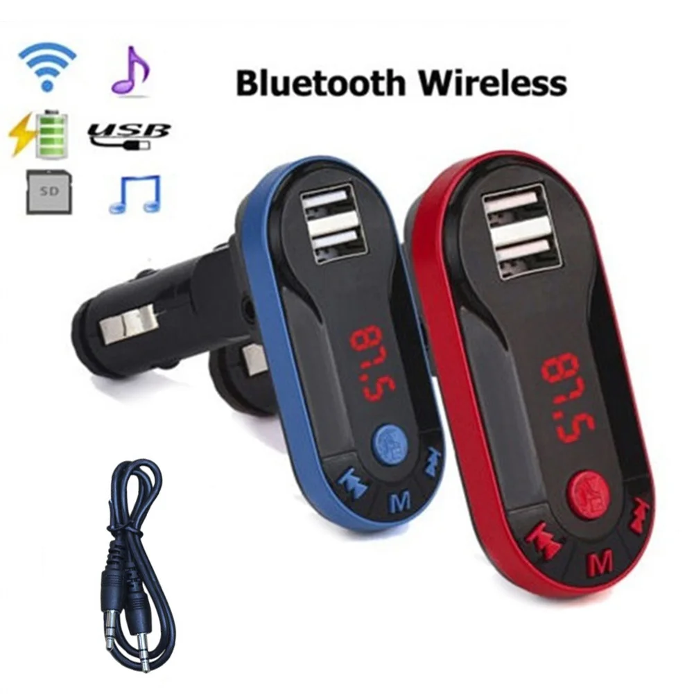 USB автомобильный комплект fm-передатчик зарядное устройство беспроводной Bluetooth MP3-плеер музыкальные автомобильные принадлежности ручной работы